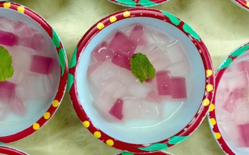 6月11日　あじさいゼリー