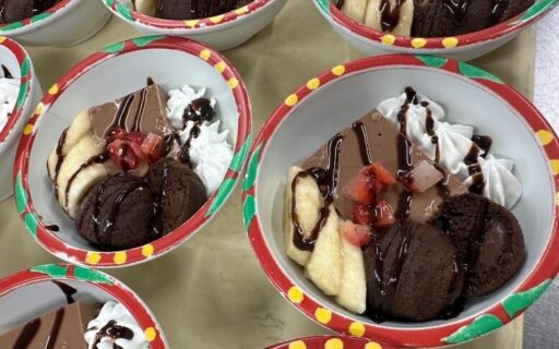 10月8日　チョコバナナパフェ